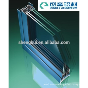 Powder Coating B80 Sliding Windows Aluminum Profiles Aluminum Extrusions